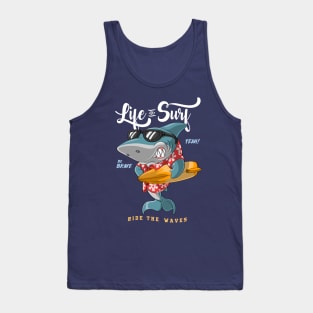 Shark Funny Tank Top